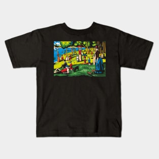 A Sunday Afternoon on the Island of La Grande Jatte Kids T-Shirt